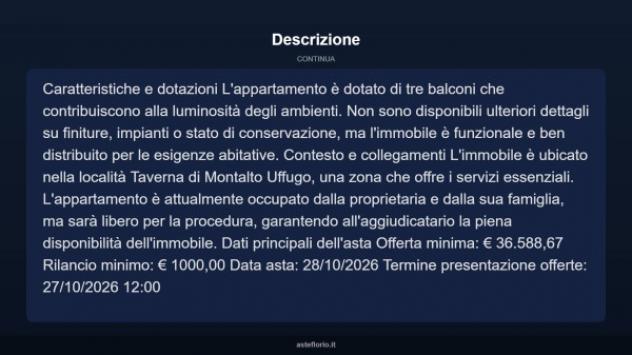 Immobile in asta di 147 m² con più di 5 locali in vendita a Montalto Uffugo - Foto 4