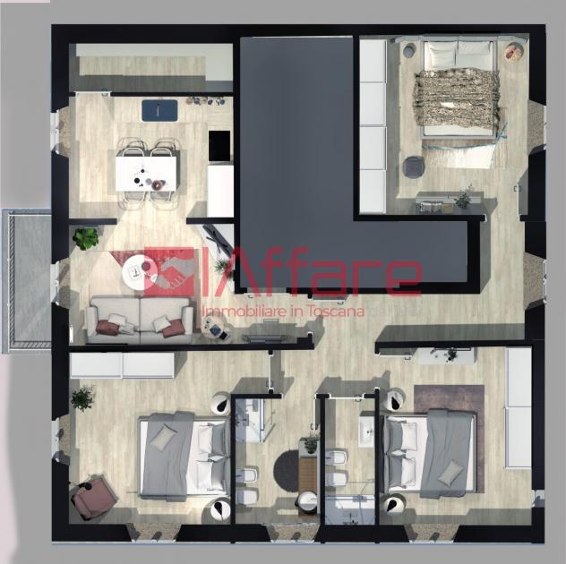 Appartamento in vendita a Montecatini-Terme 120 mq Rif: 899209 - Foto 5