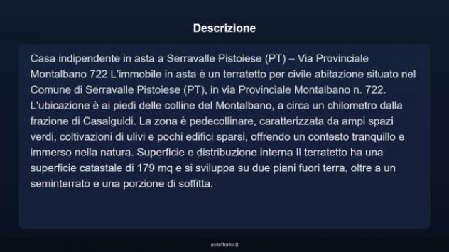 Immobile in asta di 179 m² in vendita a Serravalle Pistoiese - Foto 3
