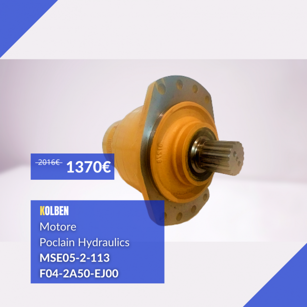MSE05 Poclain Hydraulics Motore Idraulico