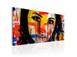 Quadro Donna Colorata Cm. 60x30 E 120x60 - ARREDALACASA