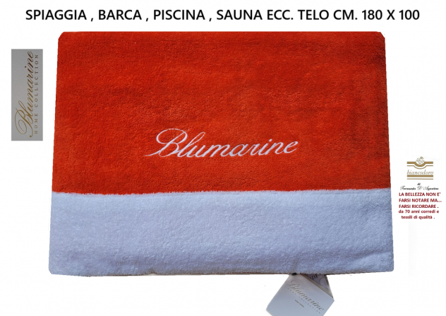 Telo mare spugna BLUMARINE cm. 180 x 100 - Foto 6