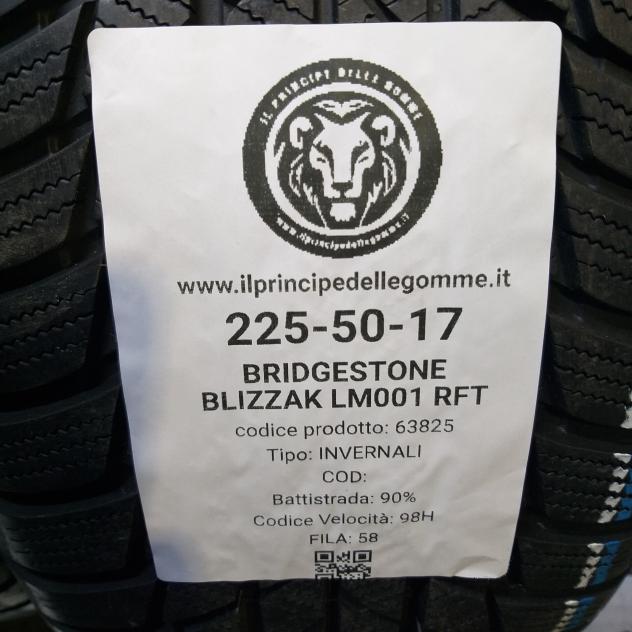 4 GOMME 225 50 17 BRIDGESTONE A63825 - Foto 2