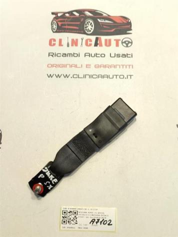 AGGANCIO CINTURA DI SICUREZZA POSTERIORE NISSAN Juke 1° Serie 6184808 20943-30 K9K (1013)