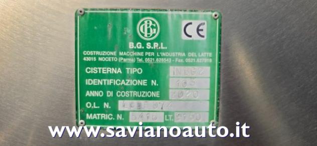 IVECO EUROCARGO 160E28 " CISTERNA TRASPORTO LATTE " rif. 24054539 - Foto 5