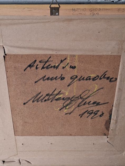 "Pagliaccio" 1990 dipinto su faesite , dimensioni cm. 48 x cm .48 , solo - Foto 2