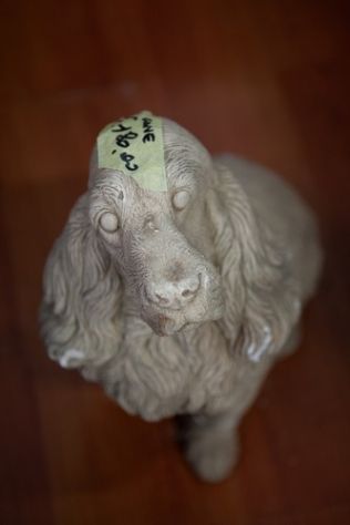 Statua Vintage Cane Cocker Spaniel Seduto – 24402 - Foto 3