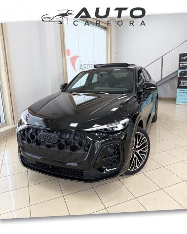 Audi Q5 Sportback Identity black S line edition S Tronic 204cv km0 |tetto+matrix+r21"|