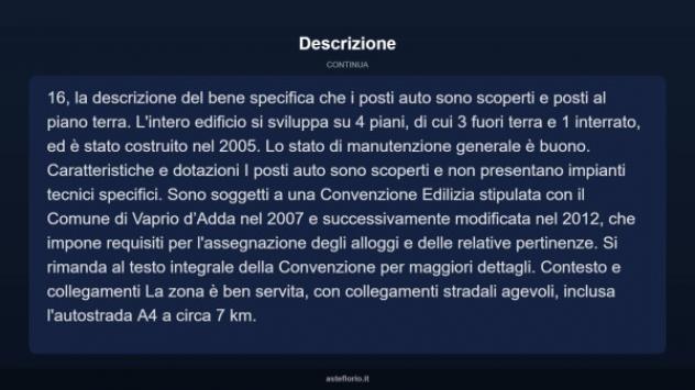 Immobile in asta di 13 m² in vendita a Vaprio d'Adda - Foto 10