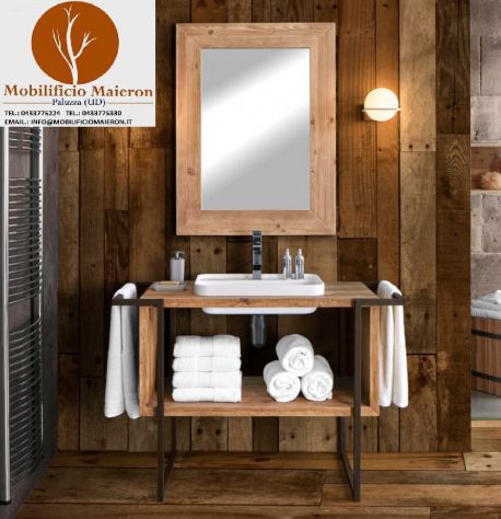 Mobili Per Arredamenti Rustici Country in Legno  Mobile Bagno Cosenza - Foto 2