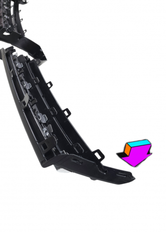 MASCHERINA ANTERIORE VOLKSWAGEN Golf 7 Berlina 5G0853655L (12) - Foto 9