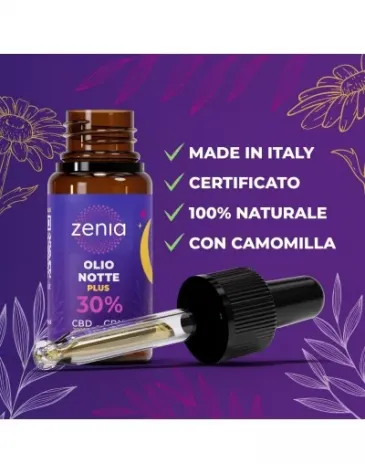 Zenia Olio Notte Plus CBN+CBD - Foto 7