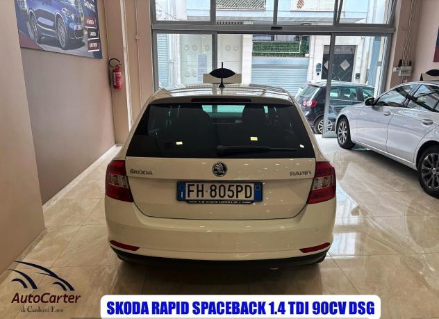 Skoda Rapid 1.4 TDI 90CV AUTOMATICA COME NUOVA - Foto 5