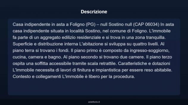 Immobile in asta di 139 m² con più di 5 locali in vendita a Foligno - Foto 12