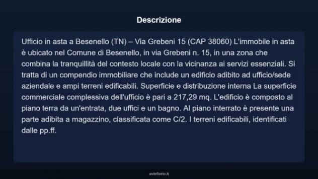 Immobile in asta di 217 m² in vendita a Besenello - Foto 4