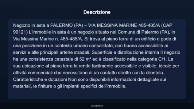 Immobile in asta di 52 m² in vendita a Palermo - Foto 3