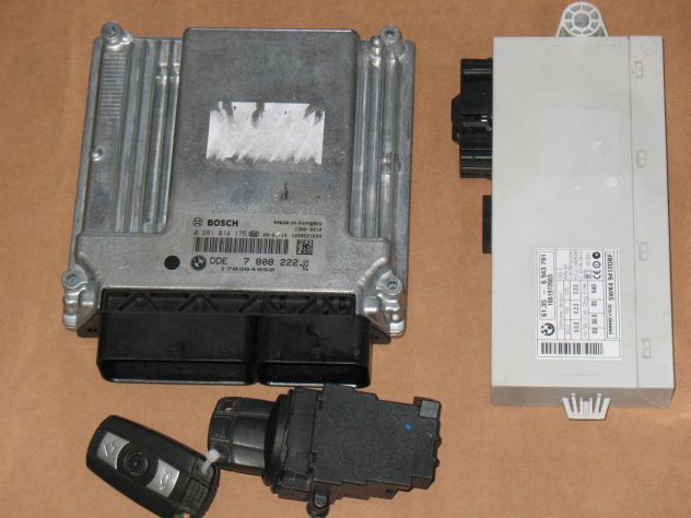 0281014175 KIT ECU BMW X3 X5 3.0 EDC16CP35-5.22 7808222 DDE7808222 5WK494120BF
