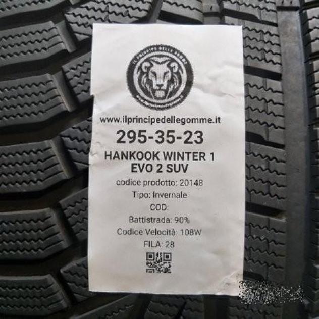 2 gomme 295 35 23 hankook a20148 - Foto 2