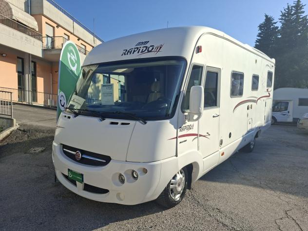 MOTORHOME RAPIDO DUCATO SEMDIINETTE GARAGE LETTO MATRIMONIALE BASCULANTE CLIMATIZZATORE FOTOVOLTAICO CAMPEGGIO CAMPER USATI GENERALI 1737 - Foto 2