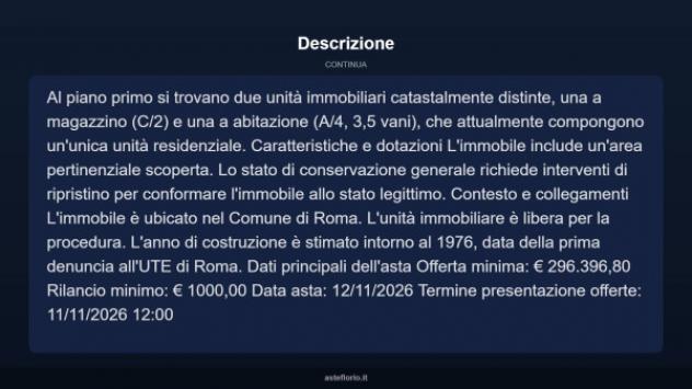 Immobile in asta di 403 m² in vendita a Roma - Foto 5