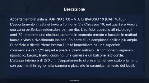 Immobile in asta di 57 m² in vendita a Torino - Foto 12
