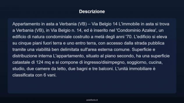 Immobile in asta di 124 m², box auto in vendita a Verbania - Foto 3
