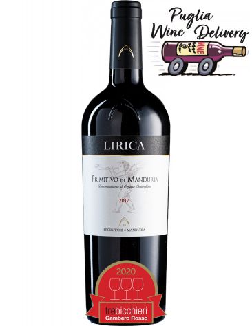 VINO ROSSO PUGLIA CONSORZIO PRODUTTORI VINI "LIRICA"2017