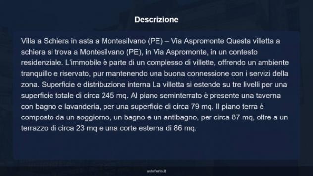 Immobile in asta di 245 m² con più di 5 locali e box auto in vendita a Montesilvano - Foto 9