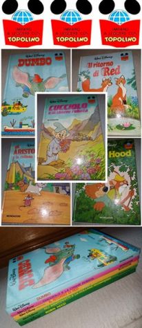IMPARO A LEGGERE CON TOPOLINO, Walt Disney, 5 volumi.