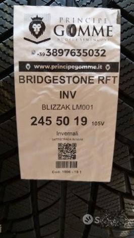 4 gomme 245 50 19 BRIDGESTONE RFT A1006 - Foto 2