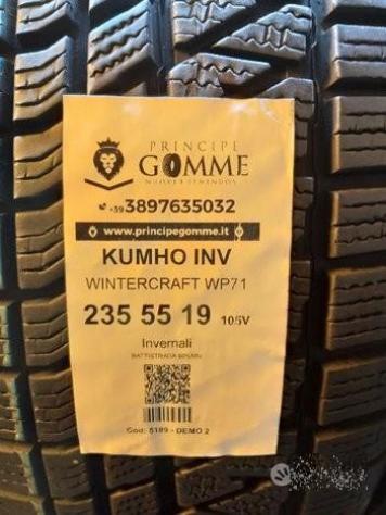 4 gomme 235 55 19 kumho inv a5189 - Foto 2