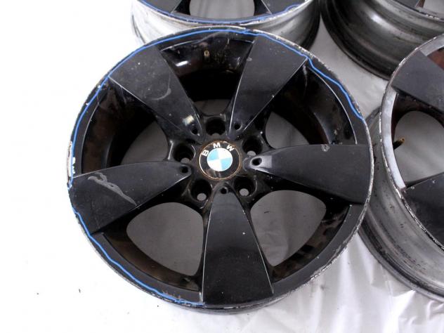 6762001 SET 4 CERCHI IN LEGA DA 17 POLLICI 5 FORI 7,5JX17EH2 ET 20 BMW SERIE 5 520D E61 SW RHD 2.0 D 120KW 6M 5P (2006) RICAMBIO USATO INTERASSE 5X120 - Foto 7