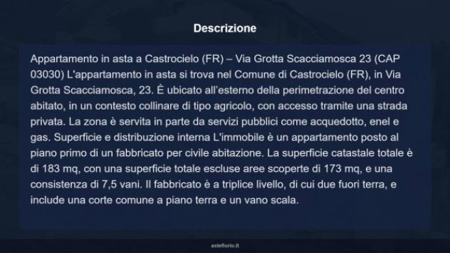 Immobile in asta di 183 m² in vendita a Castrocielo - Foto 9