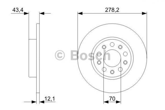 Bosch Disco  Freno 986479292