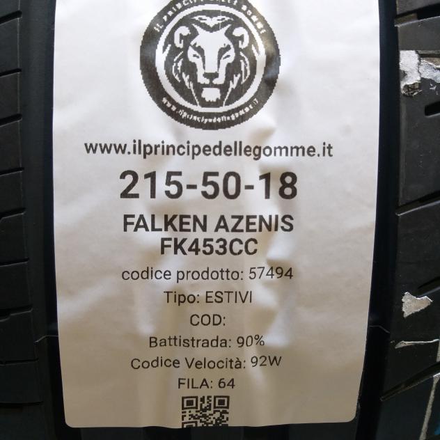 4 GOMME 215 50 18 FALKEN A57494 - Foto 2