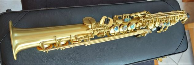 Sax Soprano YAMAHA CUSTOM Style in BRONZO Satinato Nuovo - Foto 5
