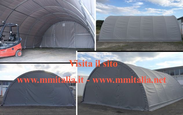 Agritunnel per uso ricovero bestiame, deposito 9,15 x 12 Metri MM Italia - Foto 4