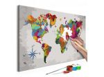 Quadro arredalacasa  Fai Da Te World Map N. 10 Arredalacasa Spedizione Gratis