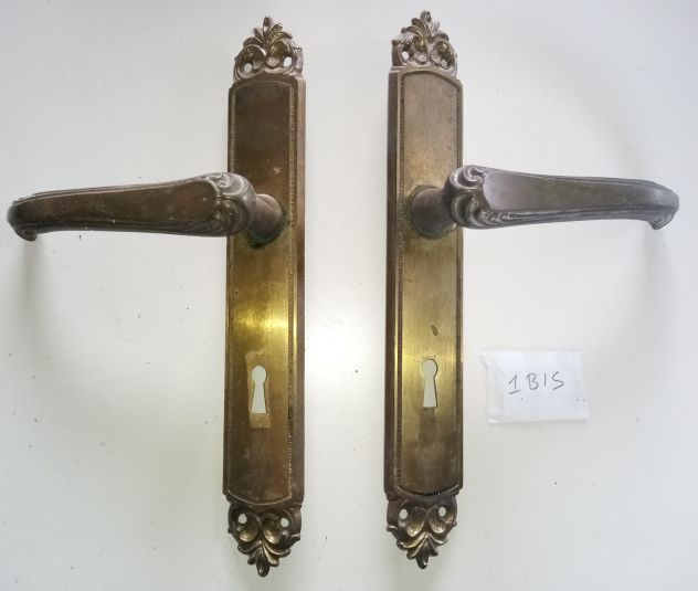 Maniglie per Porte in Ottone massiccio complete di tutto - Foto 2