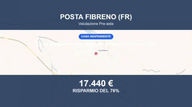 Immobile in asta di 400 m² con più di 5 locali in vendita a Posta Fibreno