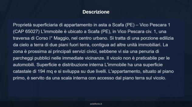 Immobile in asta di 194 m² con più di 5 locali in vendita a Scafa - Foto 7