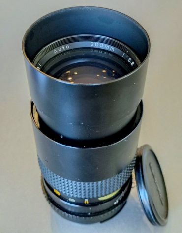 TELEOBIETTIVO MF 200mm compatto per NIKON F, AI, mirrorless (Tokina S F/3,8) - Foto 3