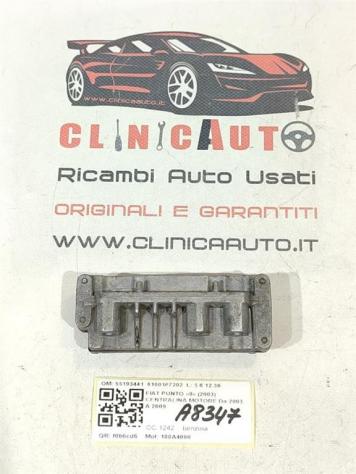 CENTRALINA MOTORE FIAT Punto Berlina 5P 3° Serie 55193441 6160107202 188A4000 benzina 1242 (03) - Foto 2