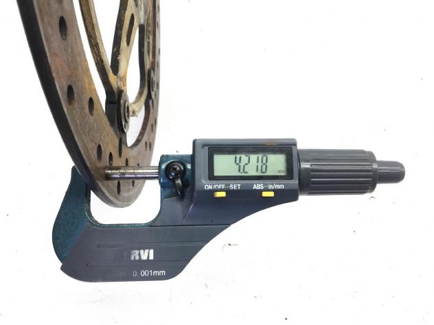 APRILIA PEGASO STRADA 660 DISCO FRENO ANTERIORE SPESSORE: 4,2 MM 2005 2009 VDB - Foto 4
