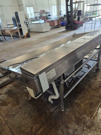 ESPOSITORE INOX PRODOTTI ITTICI REFRIGERATO USATO - Foto 3