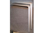 coppia di reggi mensole in metallo bianche 25x30