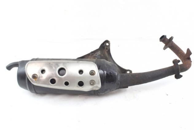PIAGGIO ZIP 50 BASE 436654 MARMITTA SILENZIATORE SCARICO 91 - 98 MUFFLER SEGNI DI USURA
