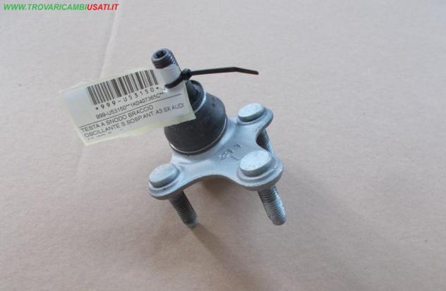 TESTA A SNODO BRACCIO OSCILLANTE S.SOSP.ANT. A3 SX AUDI A3 (8P) Sportback  Meccanica  Assale  Tiranteria  Testa braccio oscillante  AUDI - A3 3 porte
