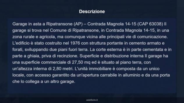 Immobile in asta di 27 m² in vendita a Ripatransone - Foto 5