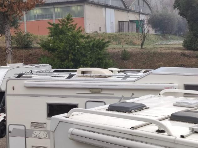CAMPER ARCA MERCEDES MANSARDATO 7 POSTI DOPPIA DINETTE CLIMATIZZATORE LETTI CASTELLO FOTOVOLTAICO GENERALI USATI 538 - Foto 7